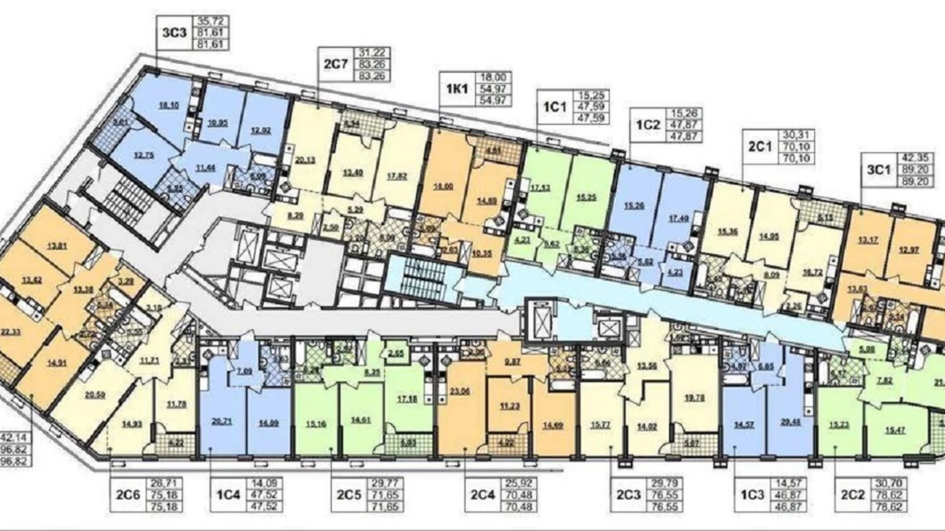 Продается 1-комнатная квартира 47 кв. м в Киеве, наб. Днепровская, 15Е