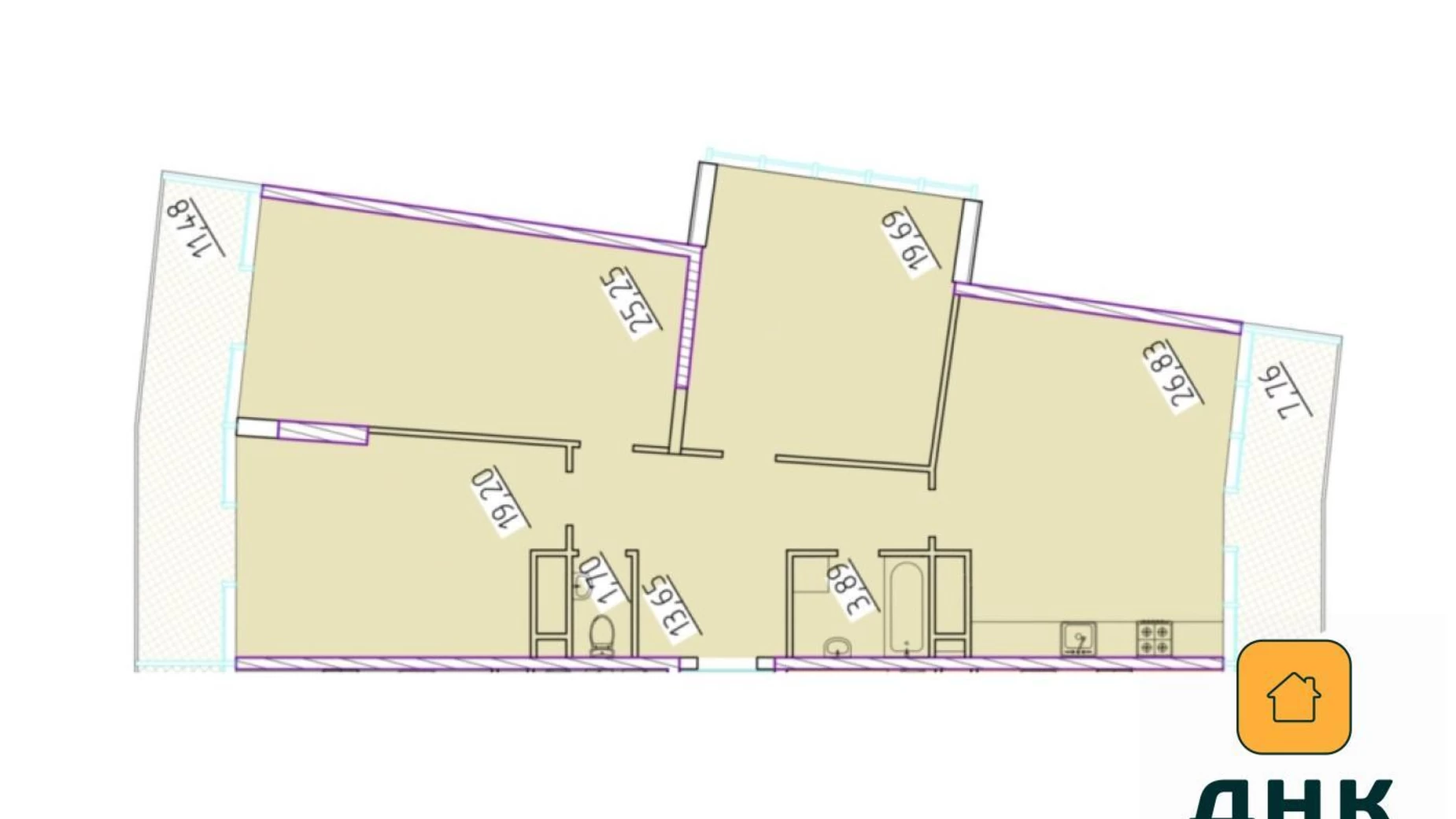 Продається 3-кімнатна квартира 120 кв. м у Одесі, вул. Генуезька, 3В - фото 2
