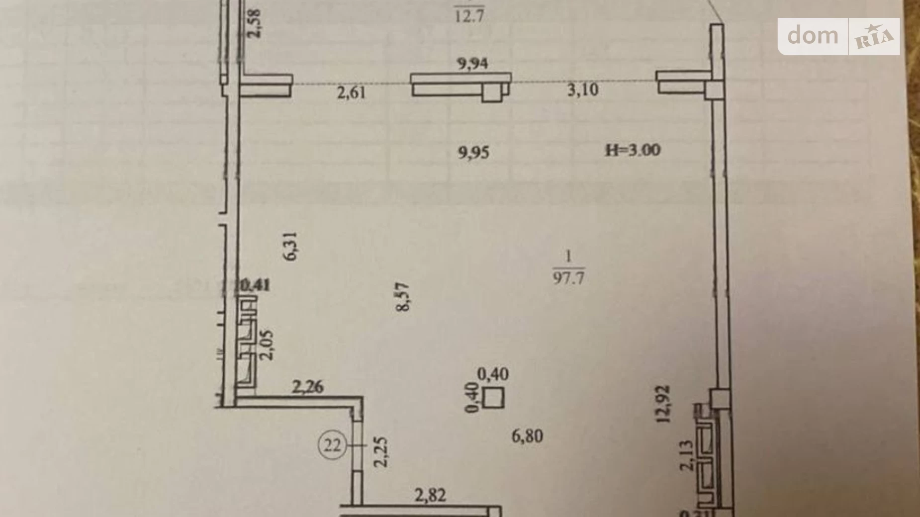 Продается 3-комнатная квартира 110 кв. м в Днепре, просп. Науки(Гагарина), 112А