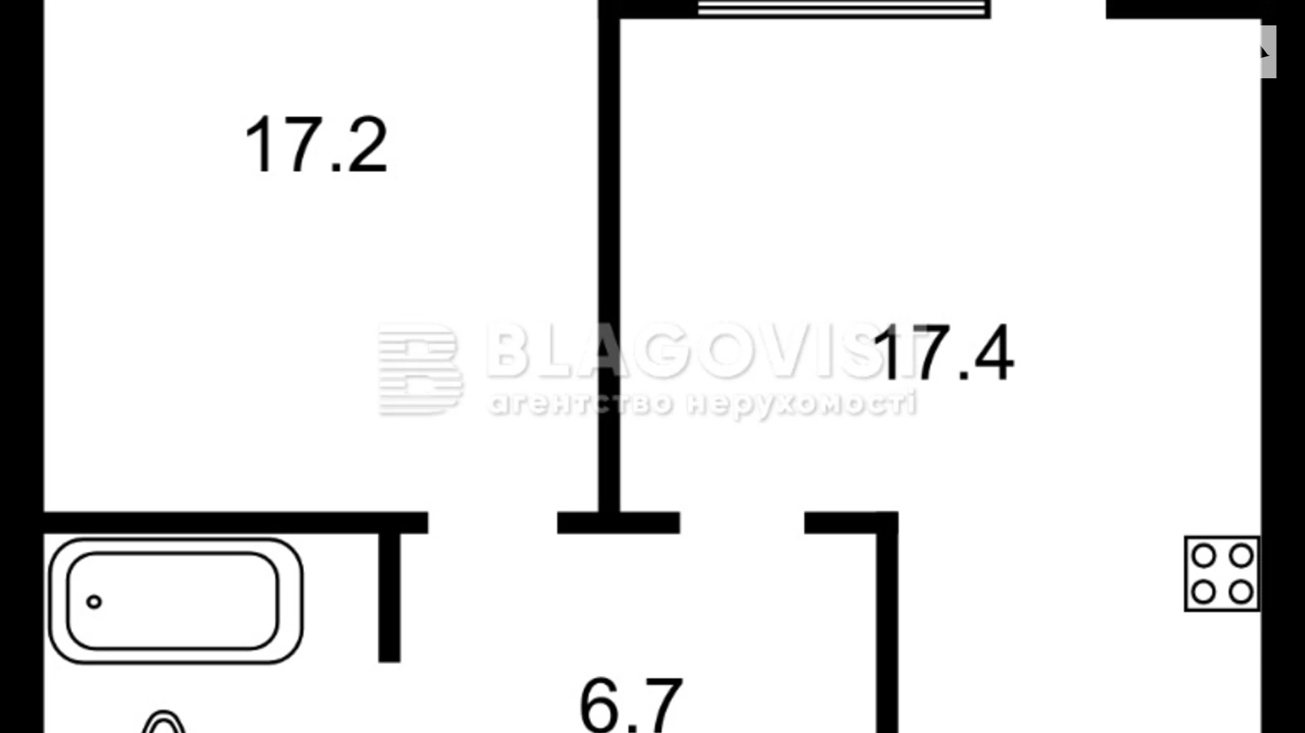 Продается 1-комнатная квартира 52 кв. м в Киеве, ул. Глубочицкая, 73 - фото 5