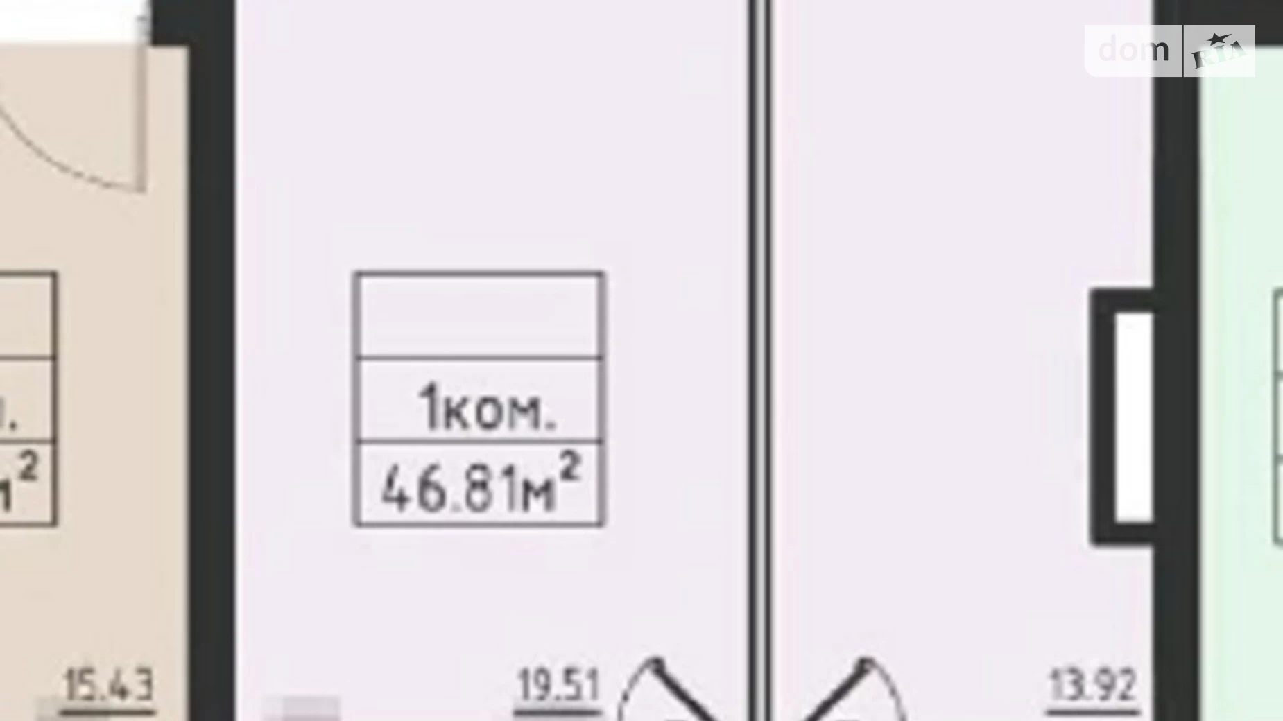 Продается 1-комнатная квартира 46.8 кв. м в Одессе, ул. Дача Ковалевского, 91 - фото 4