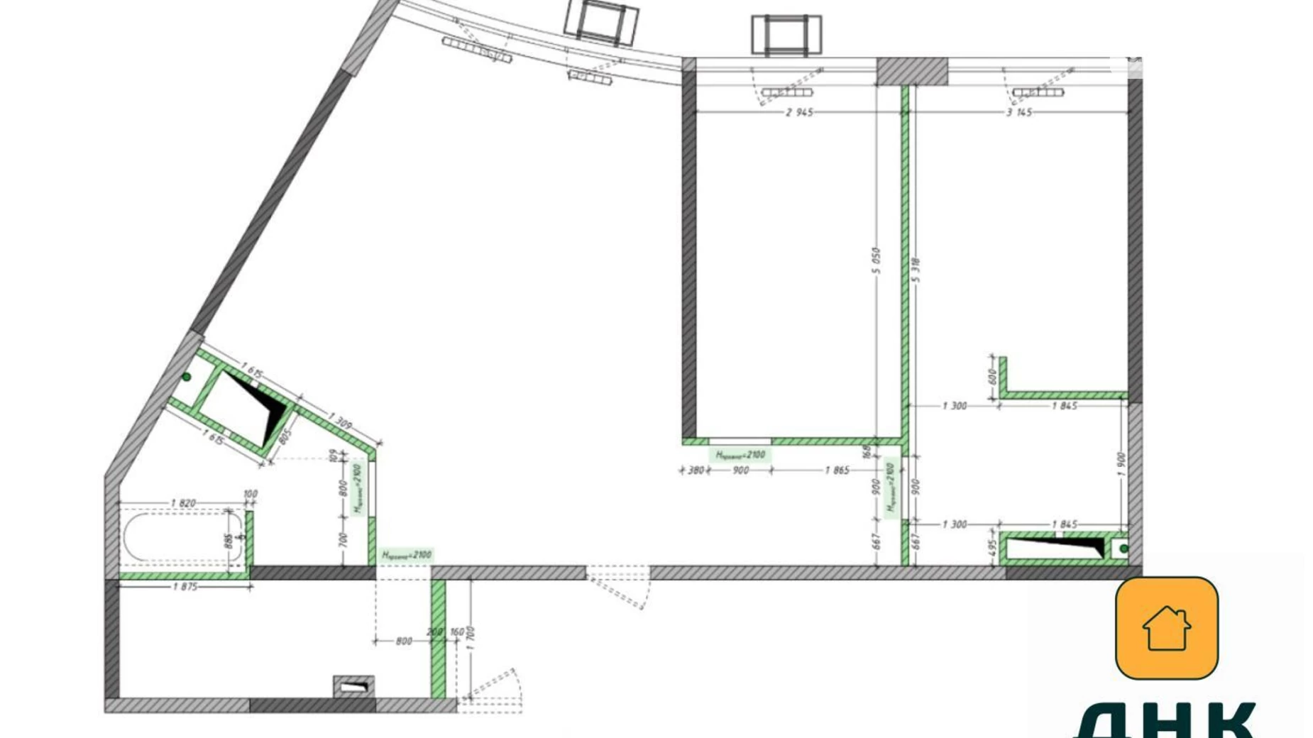 Продается 3-комнатная квартира 95 кв. м в Одессе, ул. Каманина, 16А/6 - фото 3