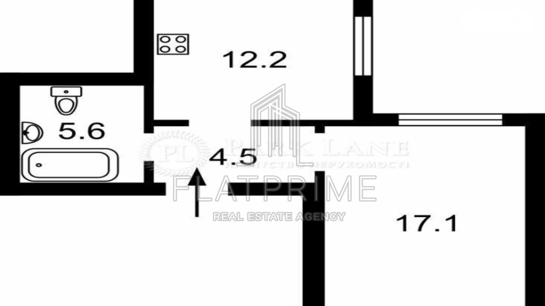 Продается 1-комнатная квартира 39 кв. м в Киеве, ул. Драгоманова, 10 - фото 5