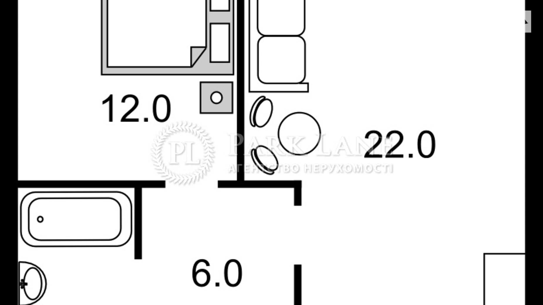 Продается 1-комнатная квартира 48 кв. м в Киеве, ул. Верхняя, 3