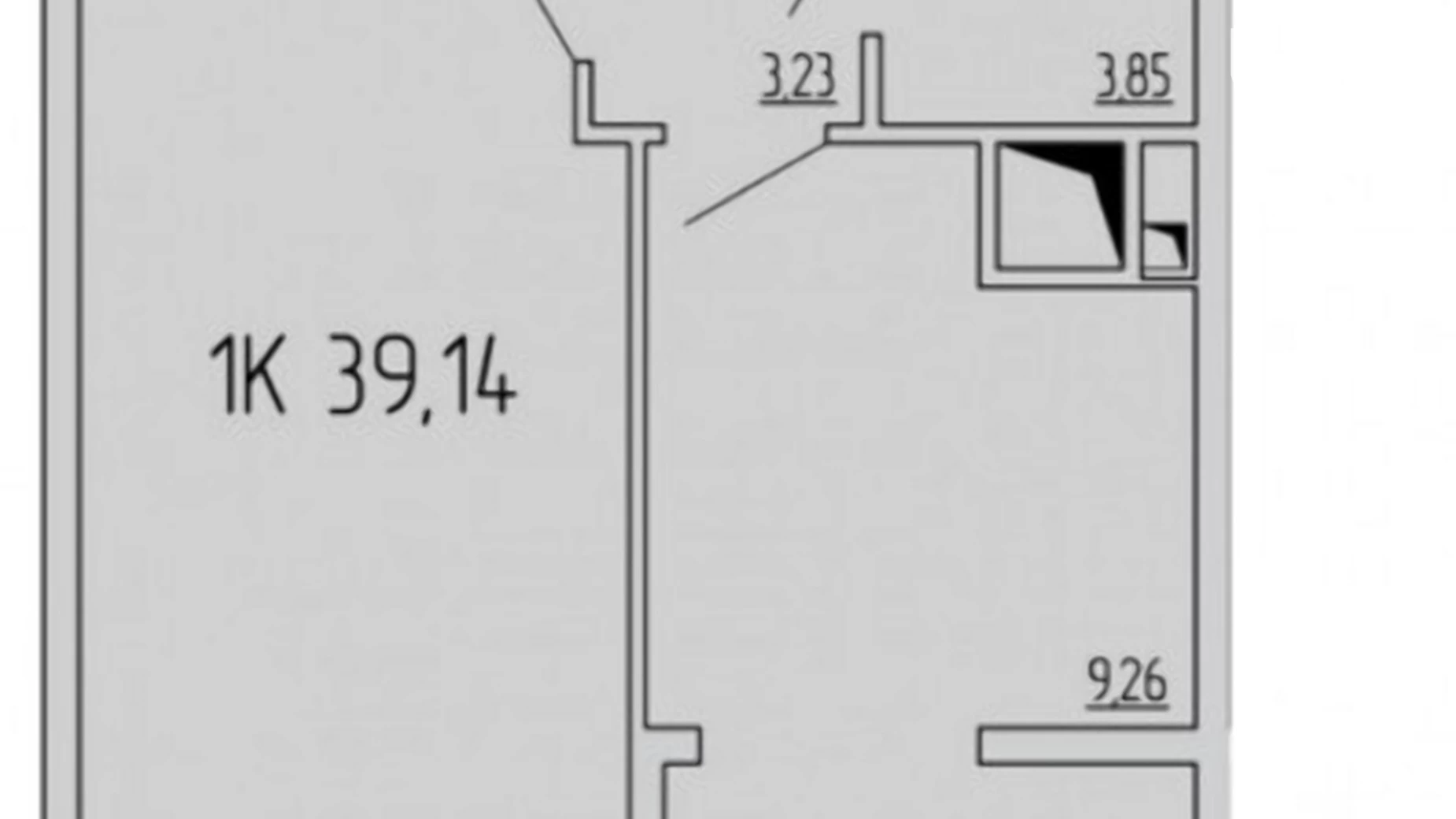 Продається 1-кімнатна квартира 39 кв. м у Одесі, вул. Каманіна, 16А-6