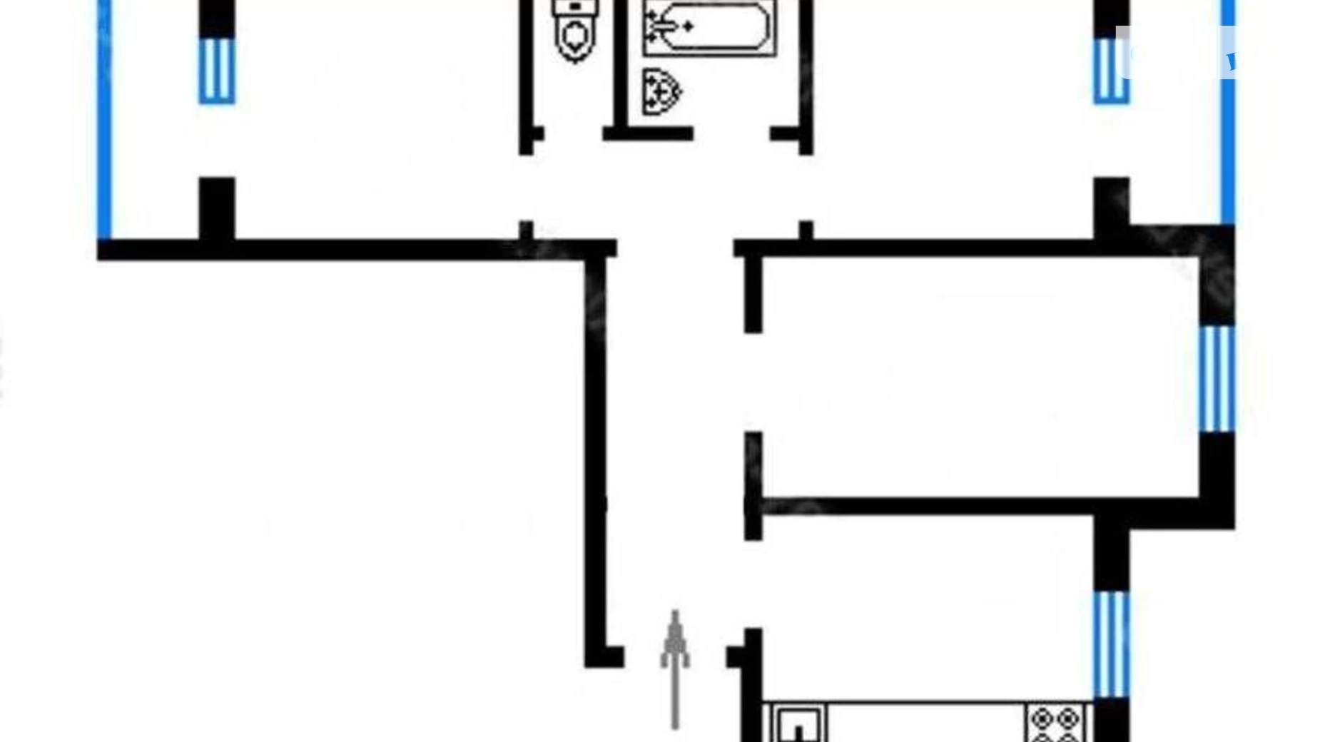 Продается 3-комнатная квартира 70 кв. м в Киеве, ул. Маяковского (Троещина), 11