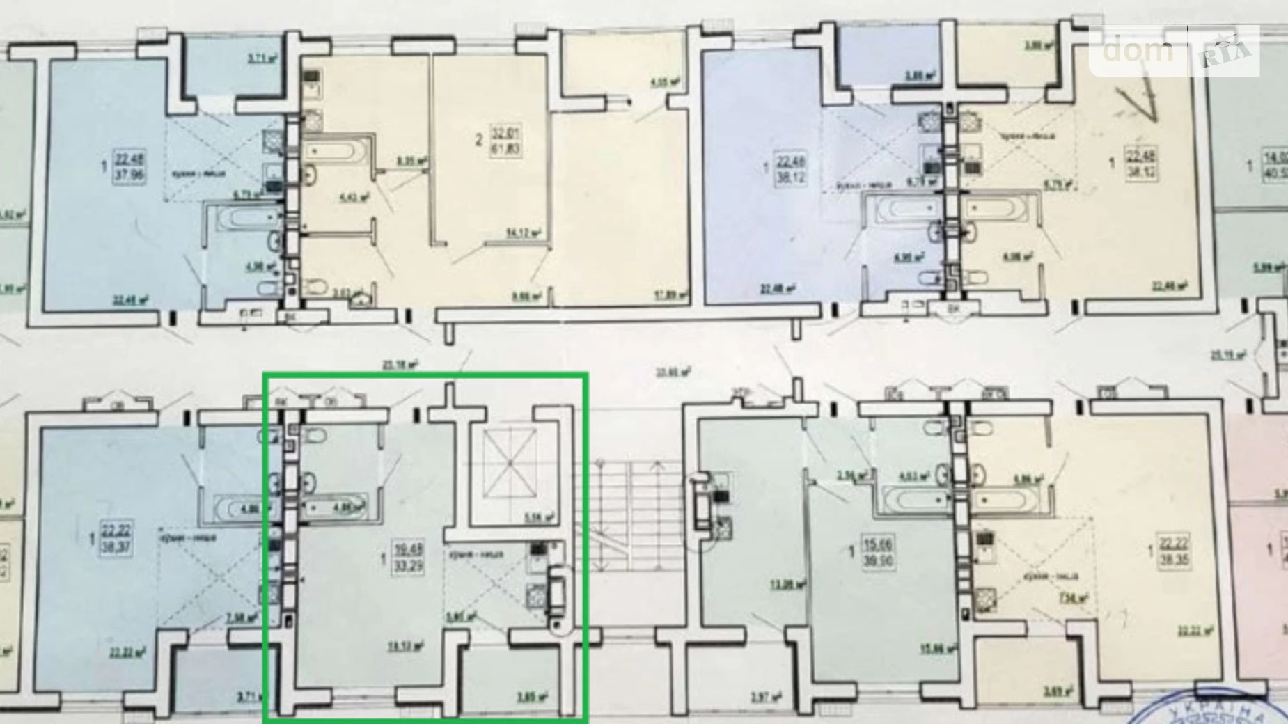 Продається 1-кімнатна квартира 33.3 кв. м у Харкові, вул. Борткевича, 11 - фото 2