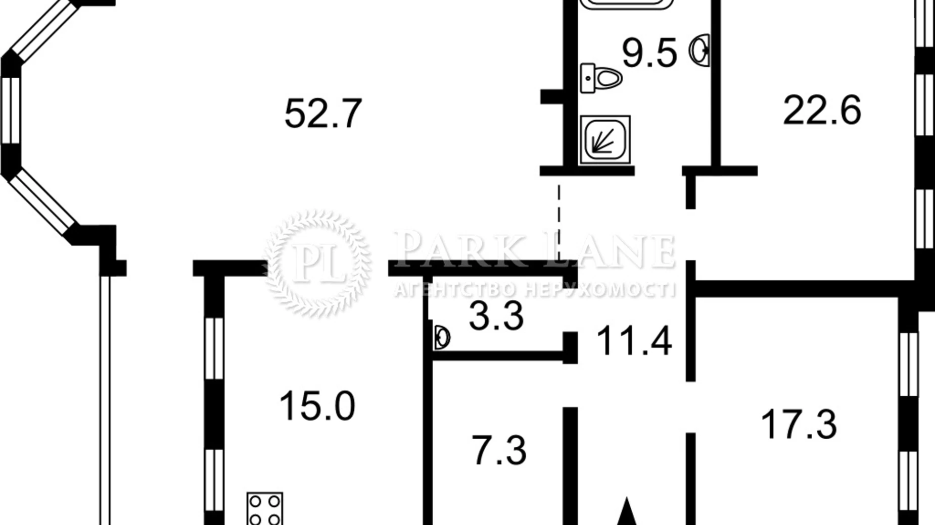 Продается 3-комнатная квартира 193 кв. м в Киеве, ул. Воздвиженская, 40 - фото 2