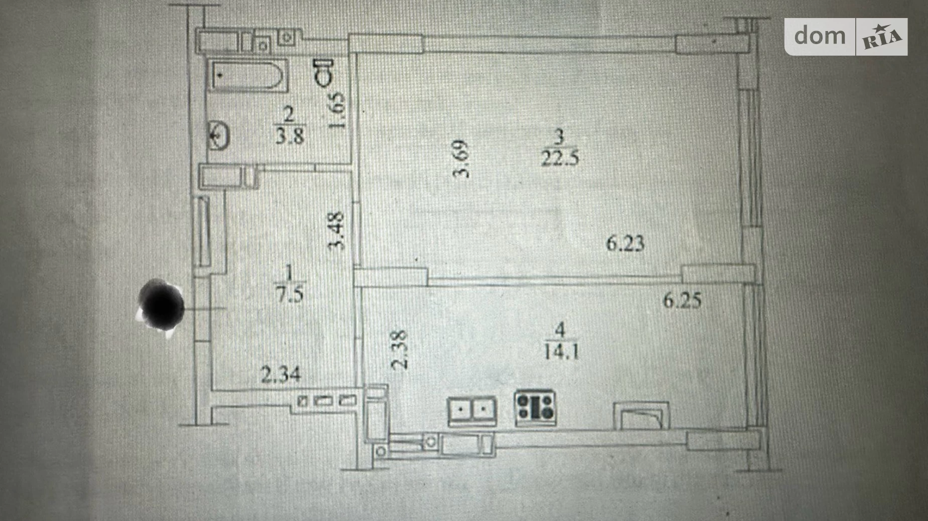 Продається 1-кімнатна квартира 47.9 кв. м у Ірпені, вул. Університетська(Карла Маркса), 1Ч - фото 3