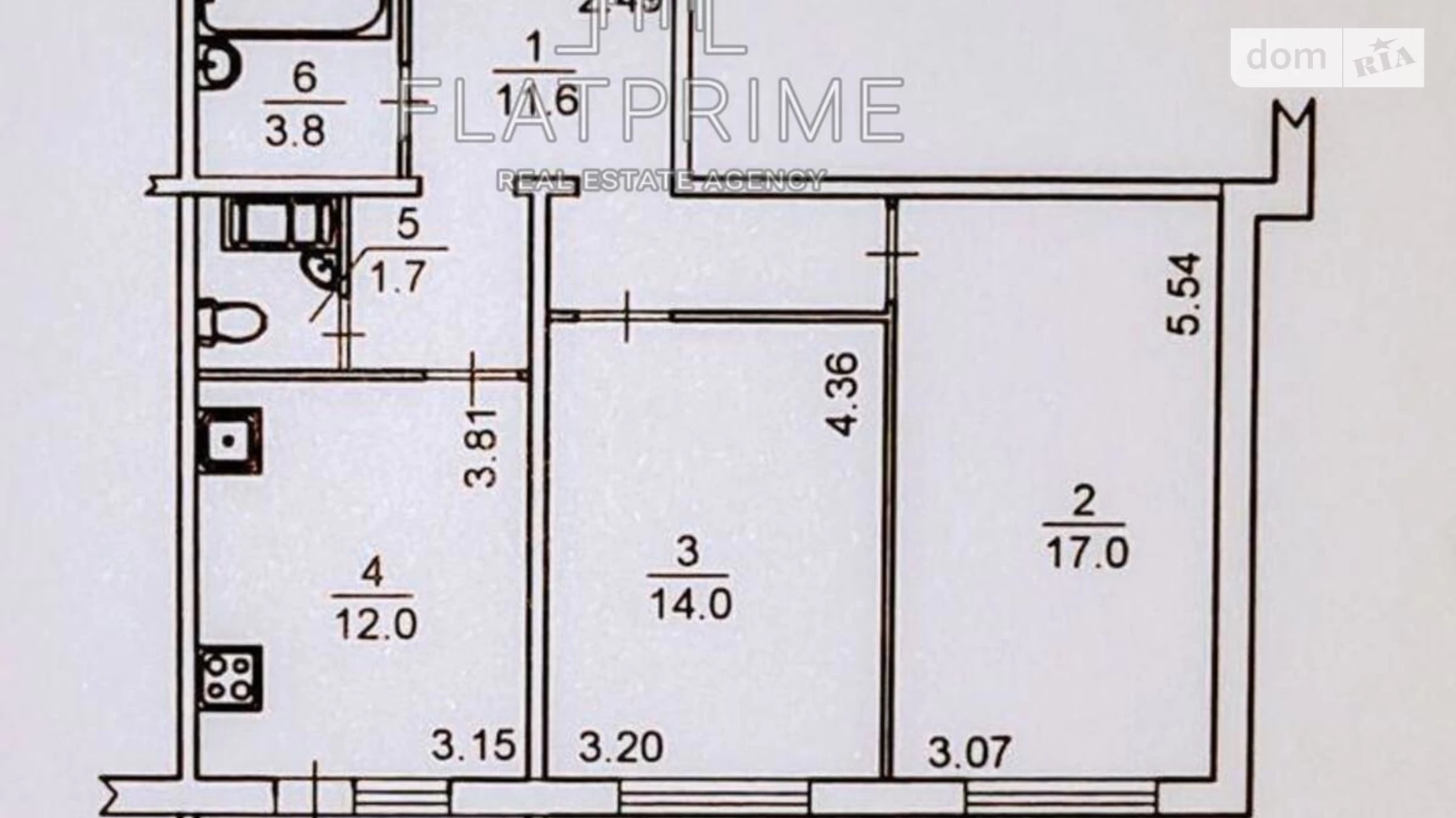 Продается 2-комнатная квартира 64 кв. м в Киеве, ул. Софии Русовой, 7Г - фото 4