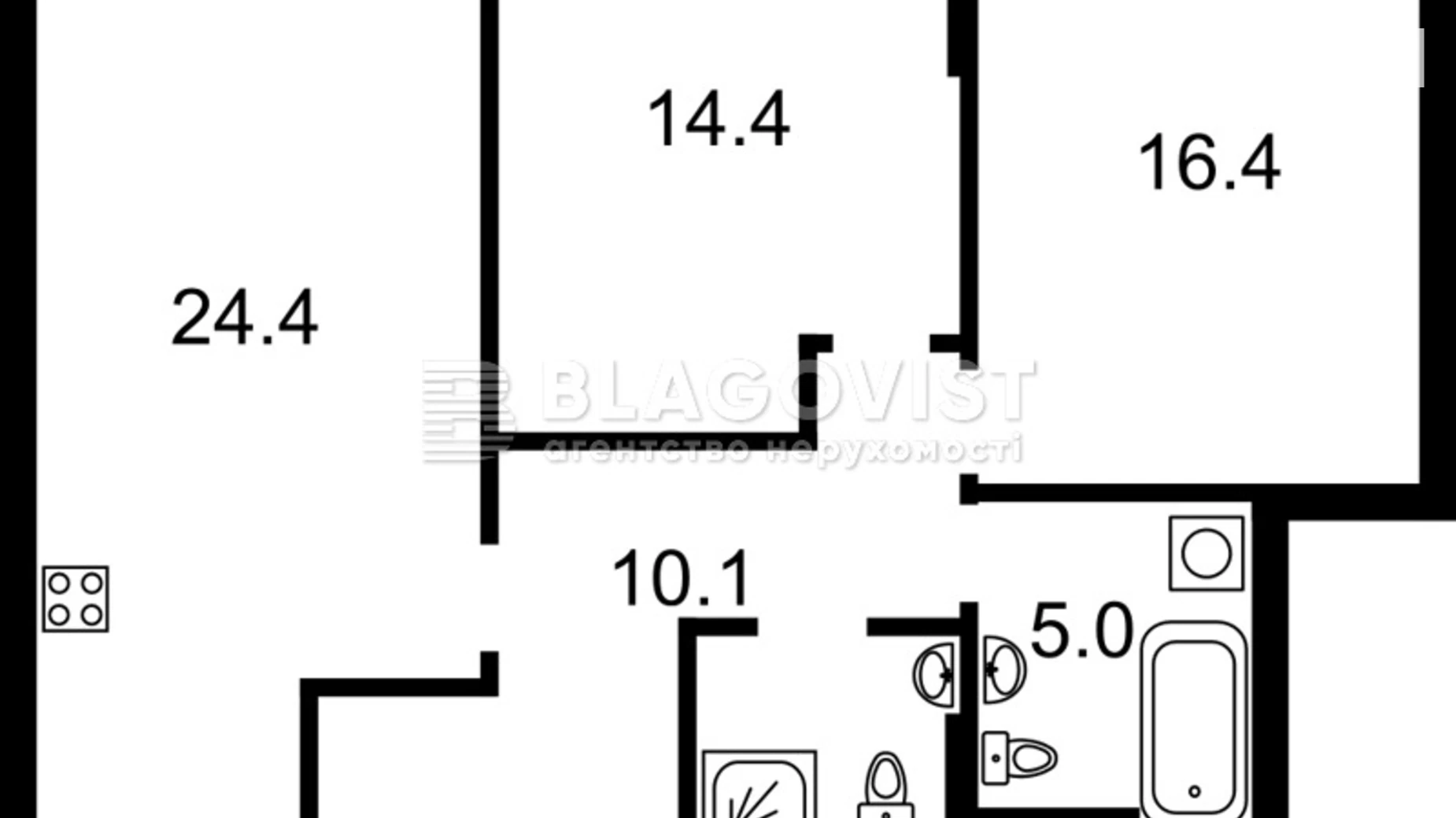 Продается 2-комнатная квартира 74 кв. м в Киеве, ул. Николая Пимоненко, 19 - фото 2