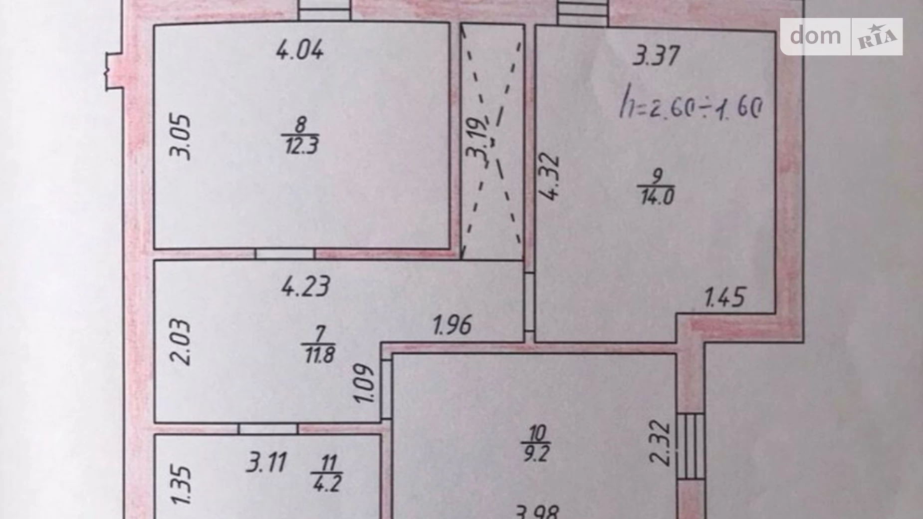 Продается 4-комнатная квартира 109 кв. м в Ирпене, ул. Тургеневская, 81А