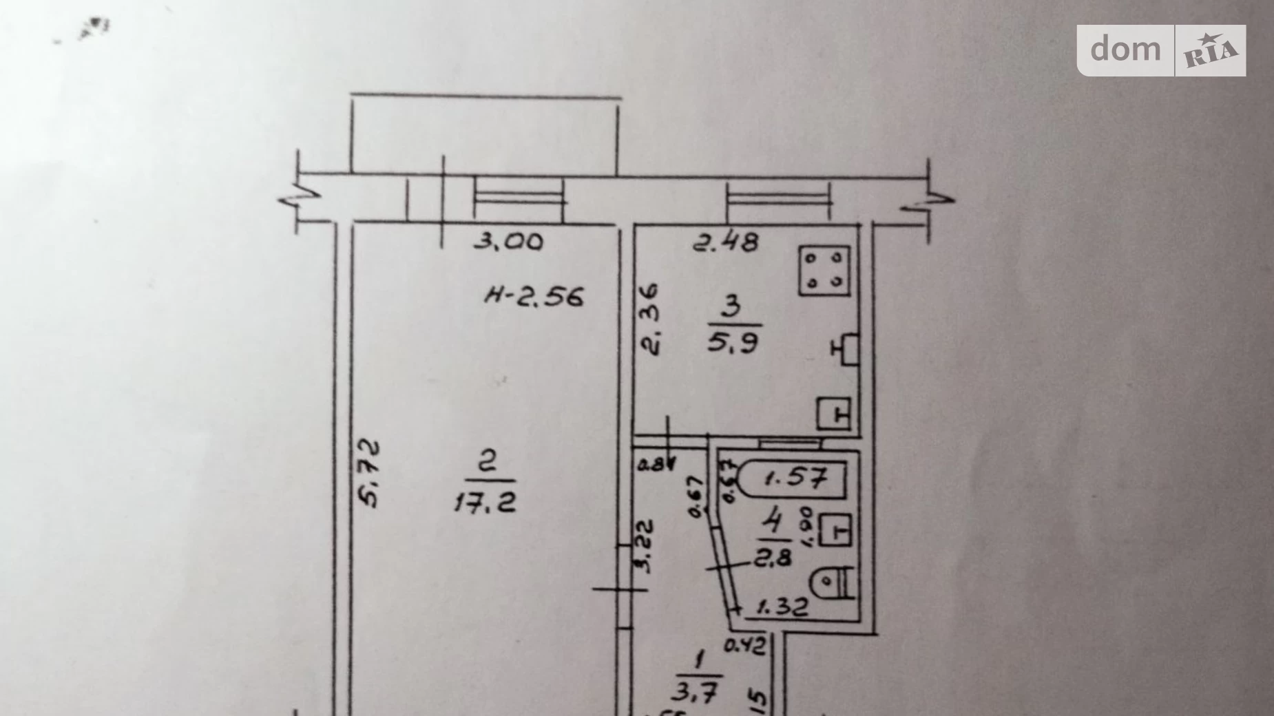 Продается 1-комнатная квартира 31 кв. м в Одессе, ул. Космонавтов, 19/3 - фото 5