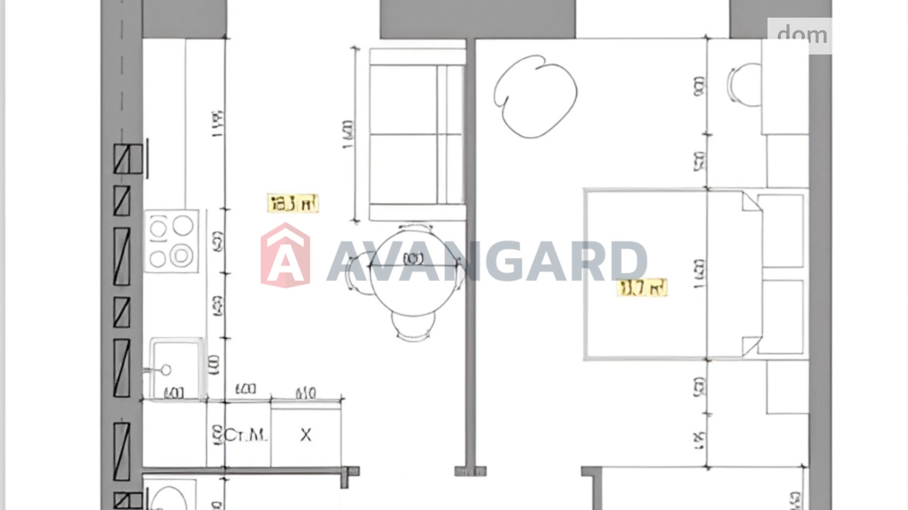 Продается 2-комнатная квартира 46 кв. м в Днепре, Запорожское шоссе, 30