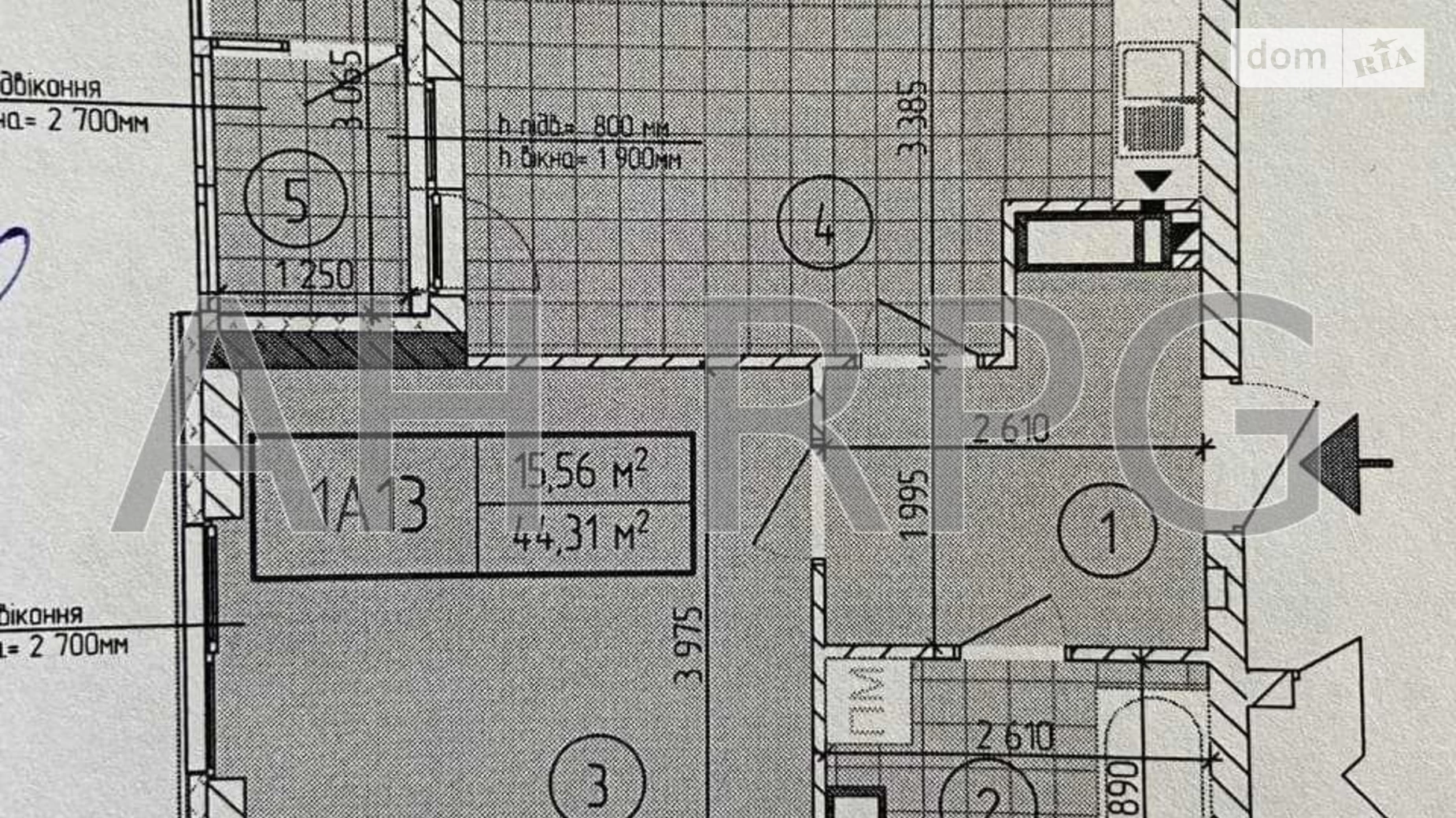 Продається 1-кімнатна квартира 44.3 кв. м у Києві, вул. Гліба Бабича(Канальна), 8Б