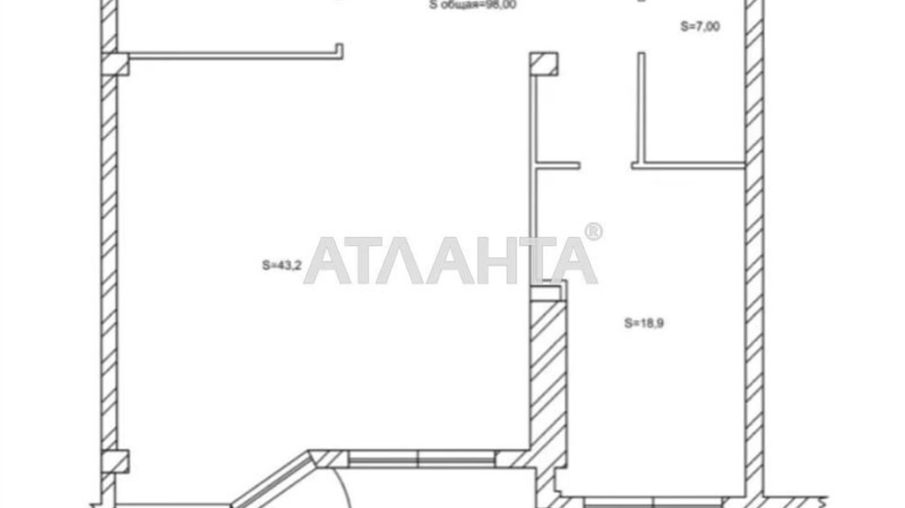 Продається 2-кімнатна квартира 98 кв. м у Одесі, узвіз Деволанівський, 12