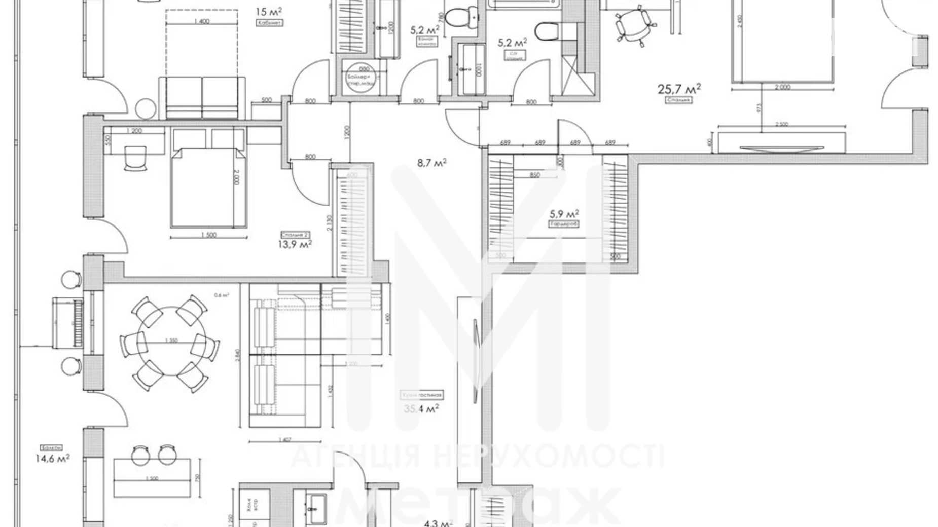 Продается 4-комнатная квартира 129 кв. м в Харькове, ул. Кузнечная, 22