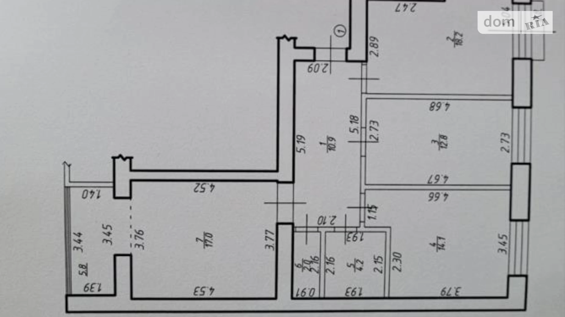 Продается 3-комнатная квартира 85.2 кв. м в Ивано-Франковске, Левада Затишна