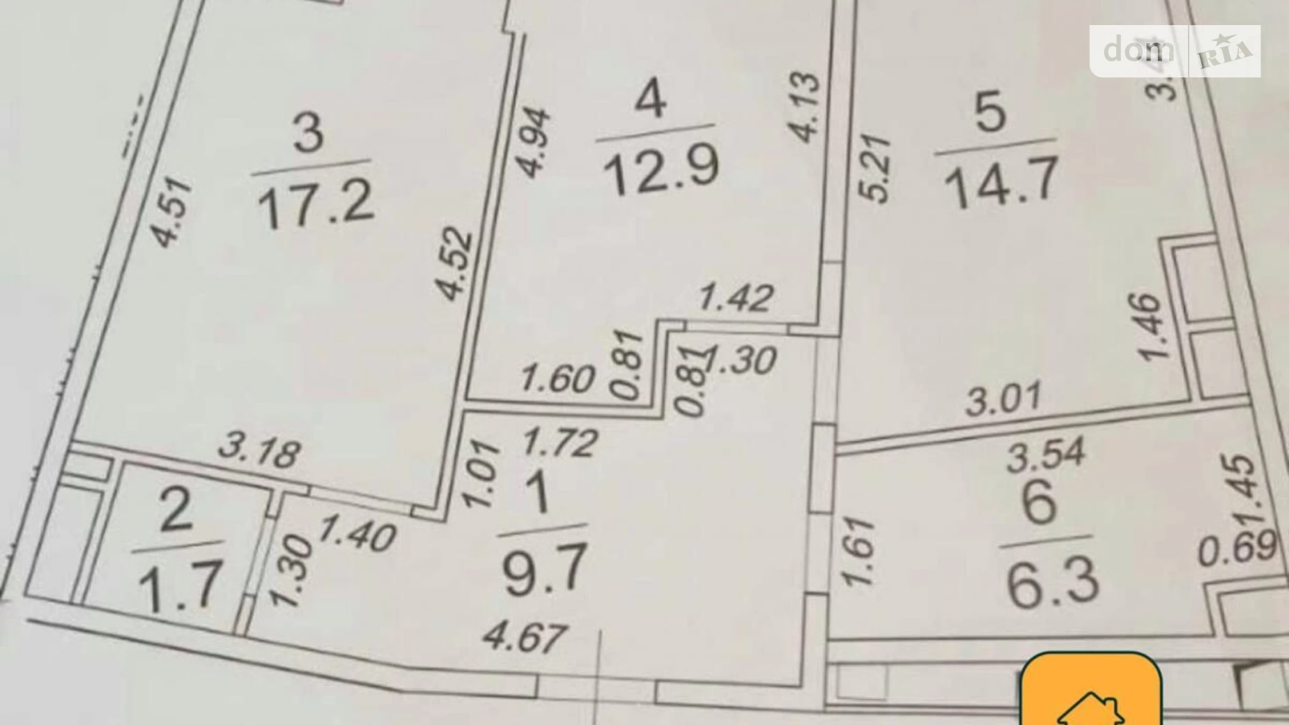 Продается 2-комнатная квартира 63 кв. м в Одессе, ул. Генуэзская, 3Б