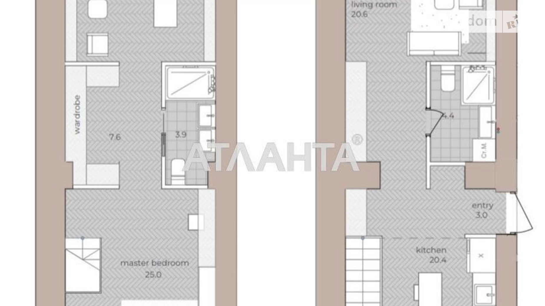 Продається 2-кімнатна квартира 106.2 кв. м у Одесі, вул. Гоголя