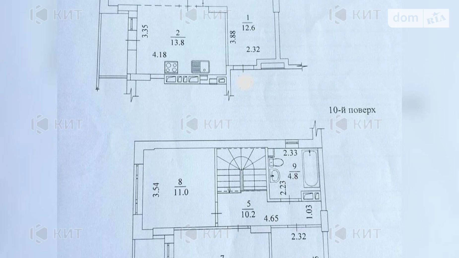 Продается 3-комнатная квартира 97 кв. м в Харькове, просп. Героев Харькова(Московский), 156 - фото 2