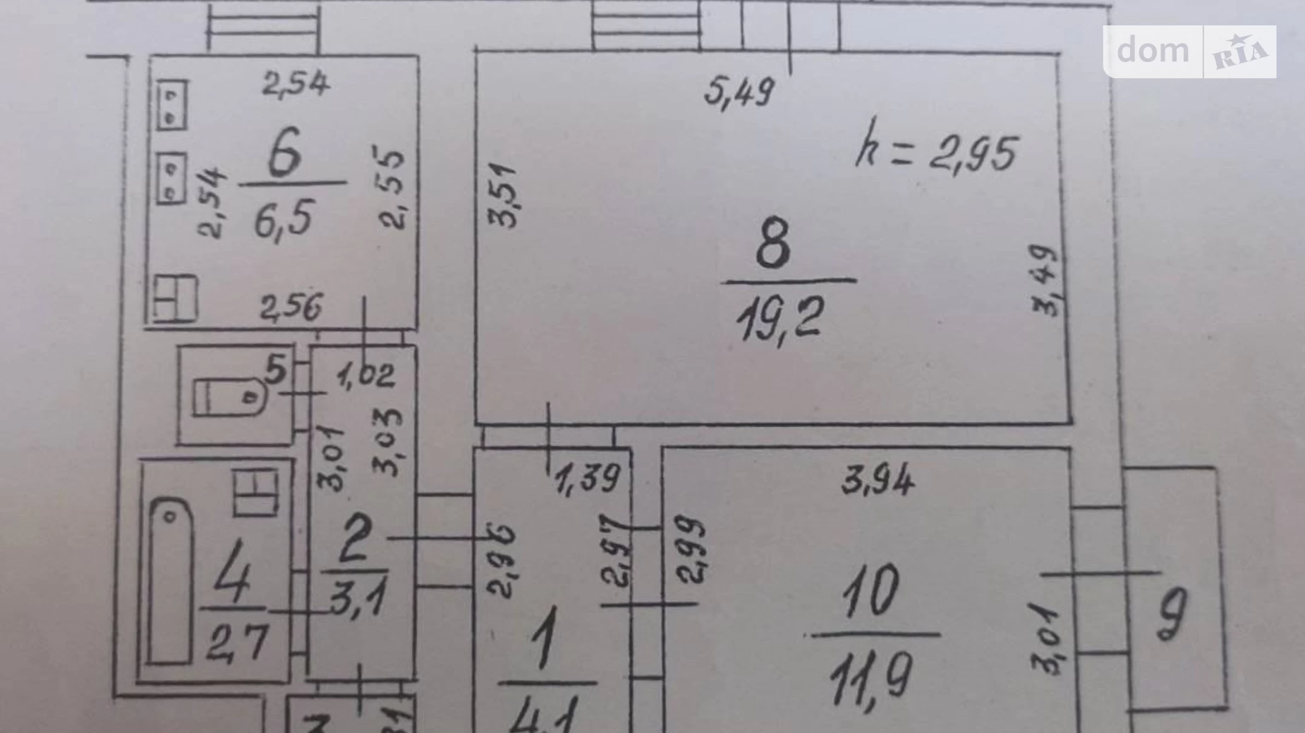 Продается 2-комнатная квартира 49 кв. м в Одессе, ул. Головковская - фото 2