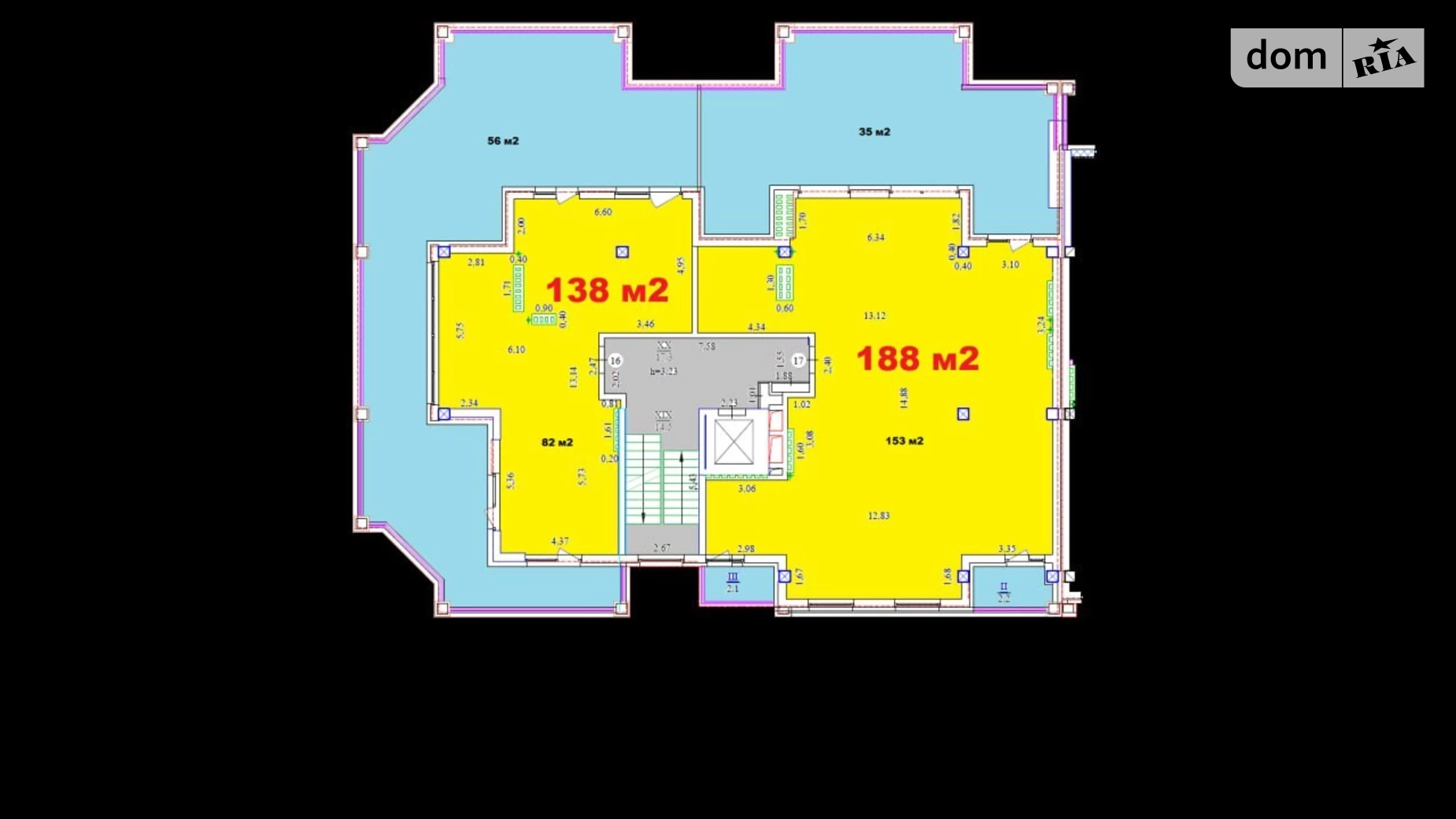 Продається 5-кімнатна квартира 326 кв. м у Дніпрі, вул. Подолинського Сергія