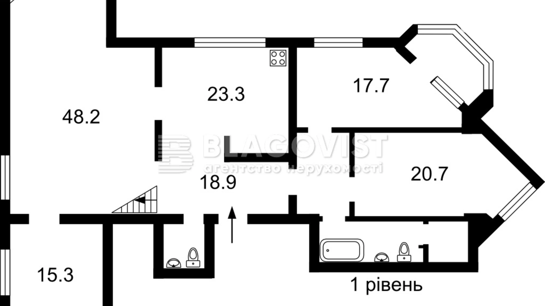 Продается 5-комнатная квартира 205 кв. м в Киеве, просп. Владимира Ивасюка, 24