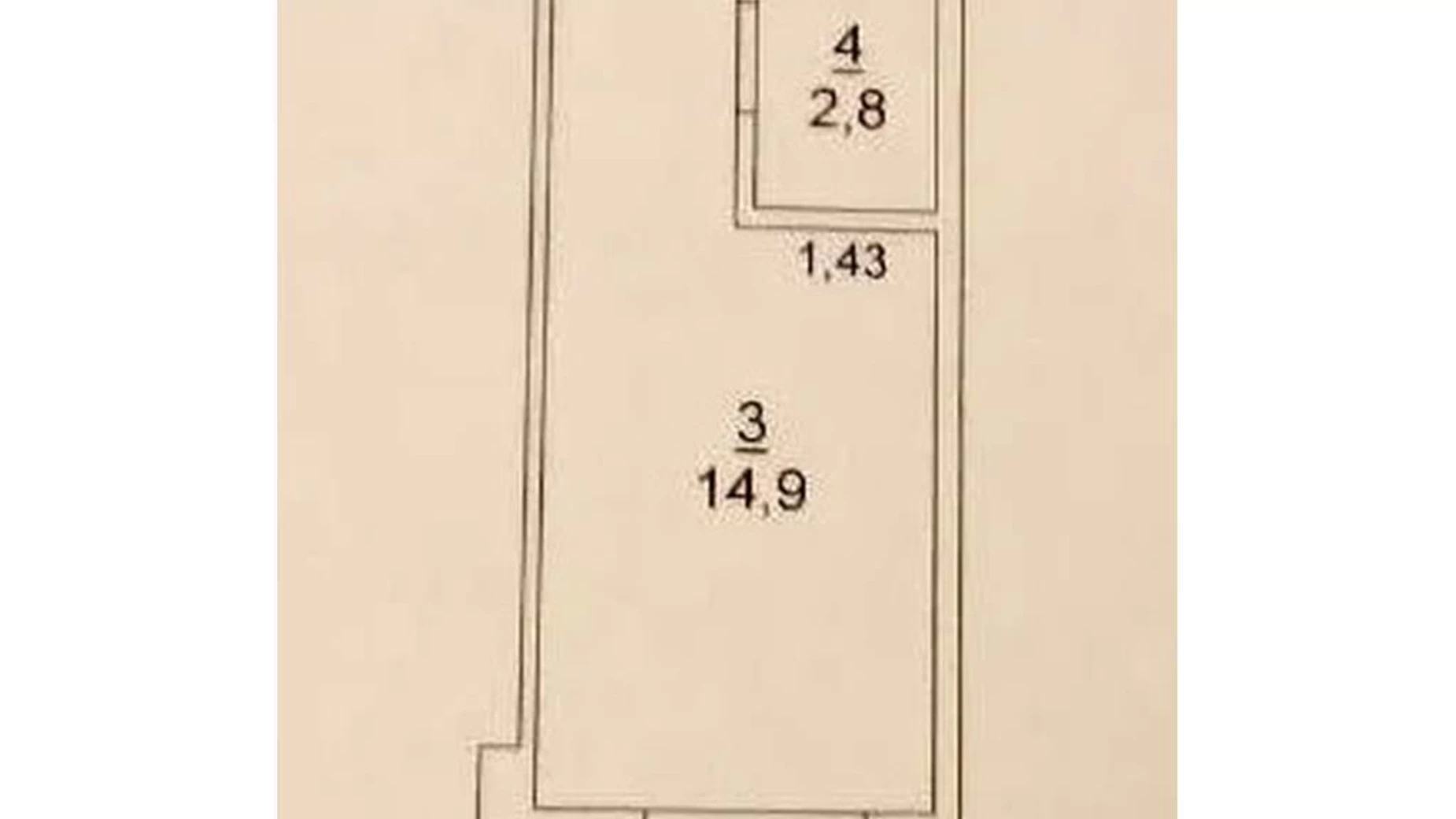 Продається 2-кімнатна квартира 36.4 кв. м у Одесі, вул. Боровського Миколи