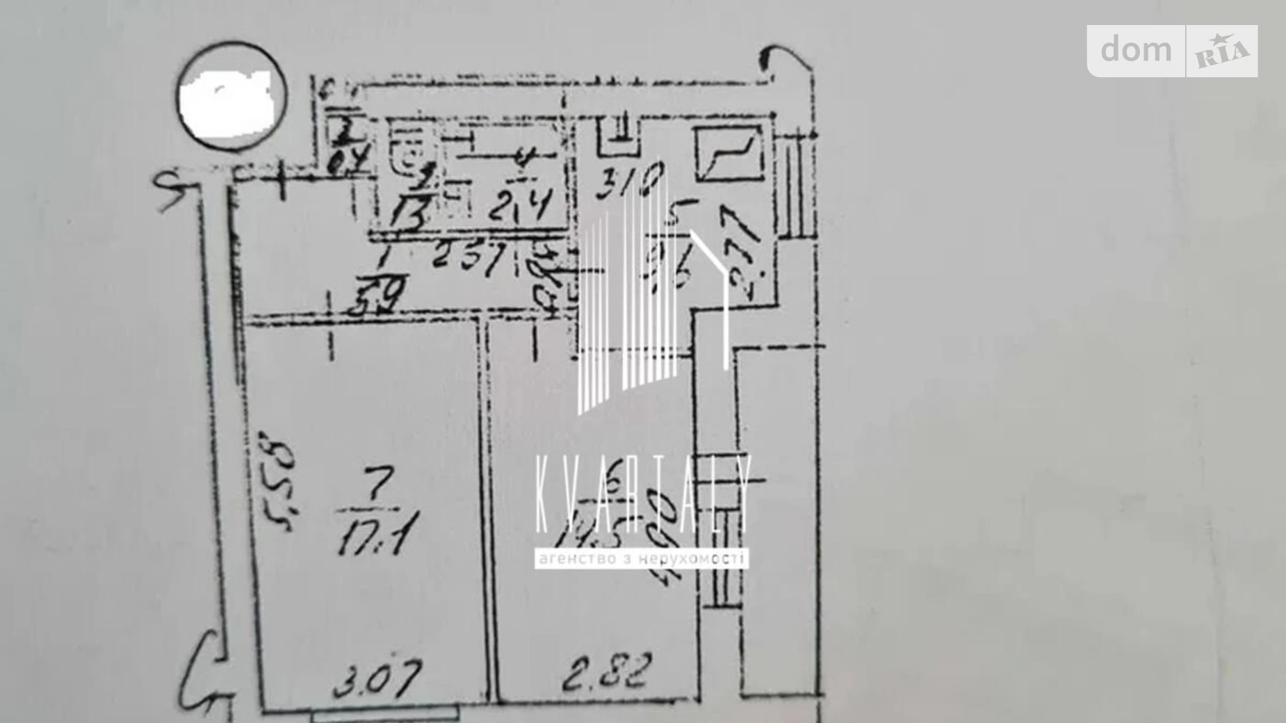 Продается 2-комнатная квартира 55 кв. м в Киеве, ул. Ломаковская(Мичурина), 4