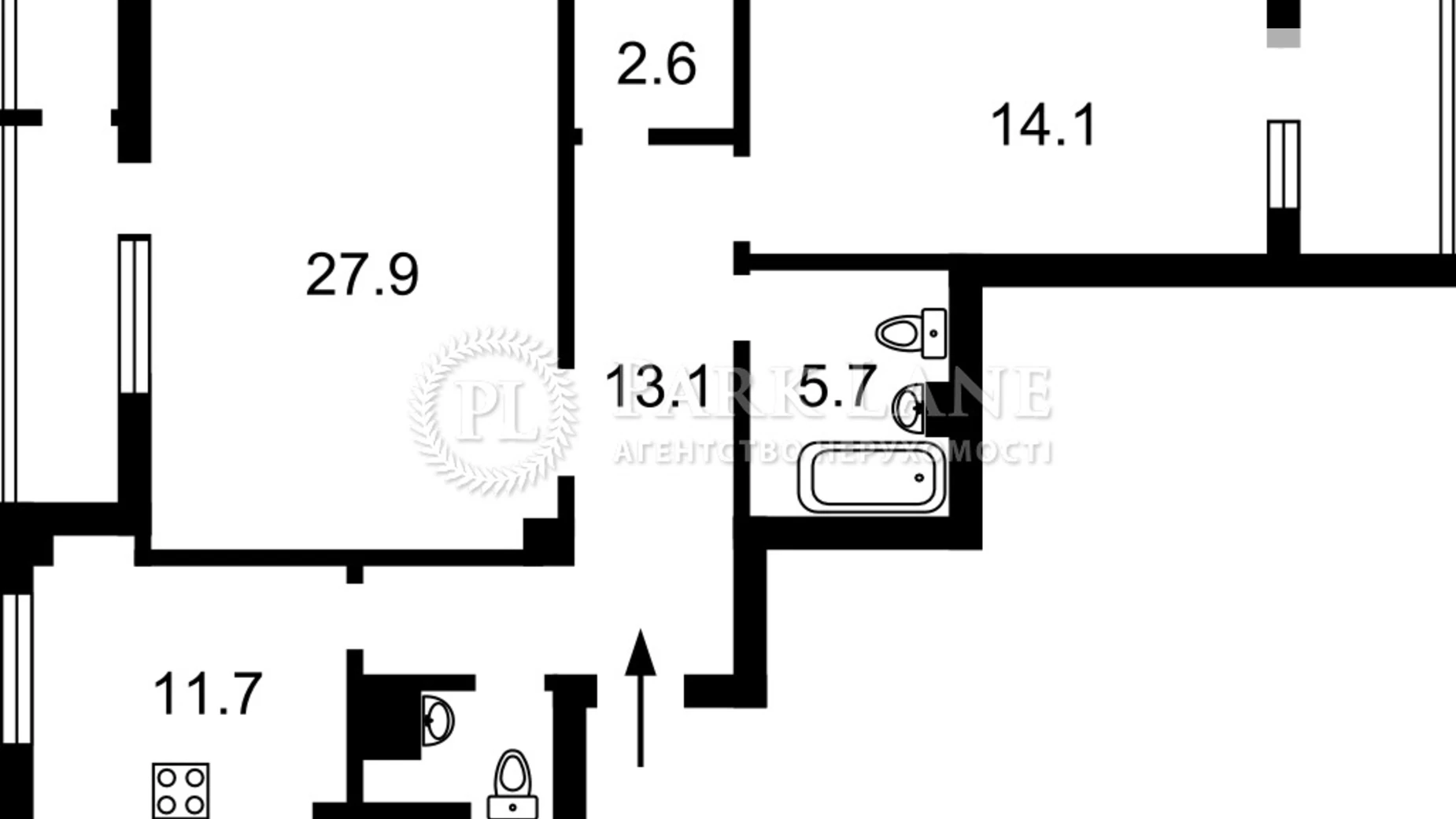 Продается 3-комнатная квартира 88 кв. м в Киеве, ул. Кадетский Гай, 6 - фото 3