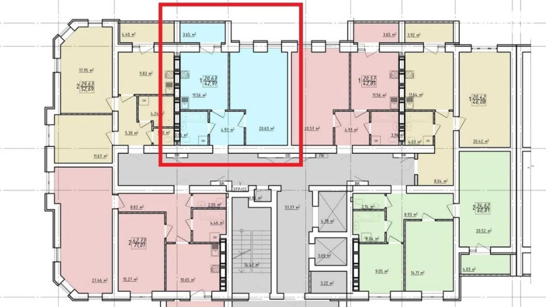 Продається 1-кімнатна квартира 43 кв. м у Харкові, цена: 26000 $ - фото 3