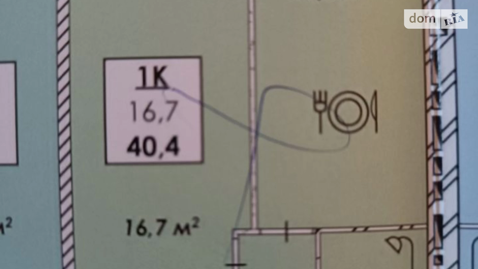 Продається 1-кімнатна квартира 41 кв. м у Черкасах, вул. Надпільна, 222 корпус 1