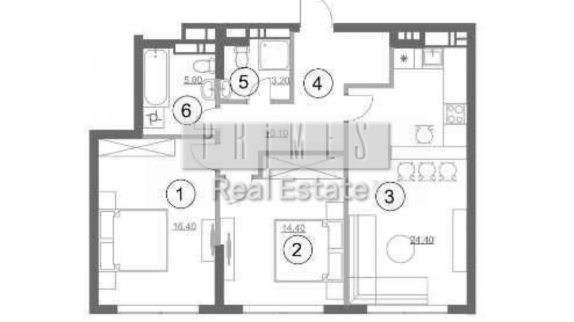 Продается 2-комнатная квартира 74.3 кв. м в Киеве, ул. Николая Пимоненко, 21 - фото 5