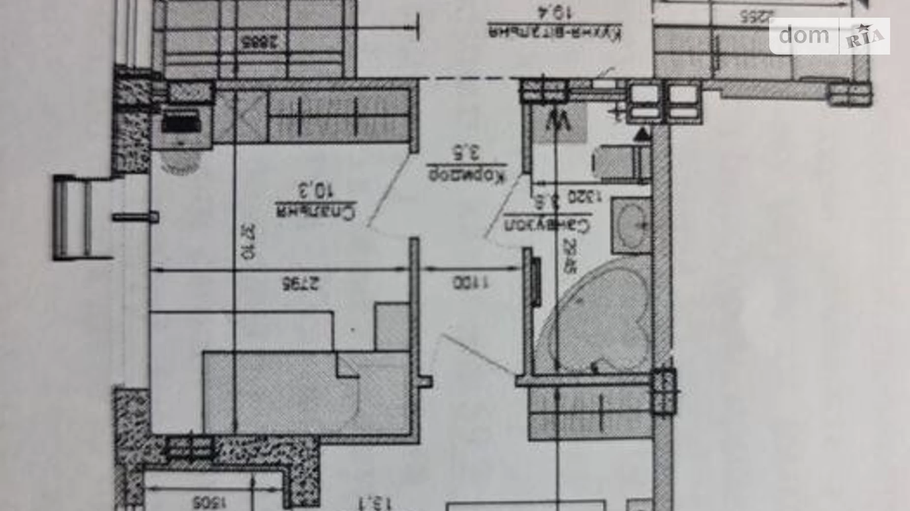 Продается 2-комнатная квартира 60 кв. м в Киеве, ул. Братьев Шеметов, 19