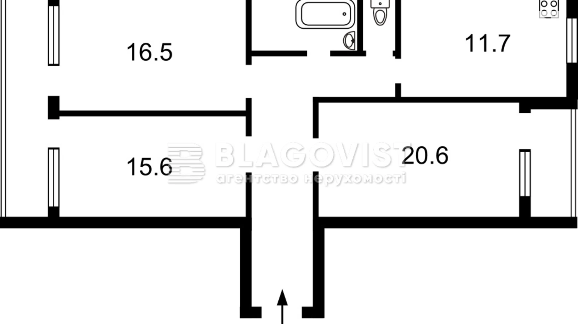 Продається 3-кімнатна квартира 82 кв. м у Києві, вул. Єреванська, 10А