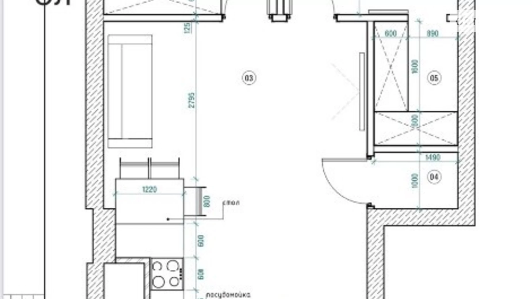 Продается 2-комнатная квартира 72 кв. м в Днепре, ул. Рабочая, 166Д