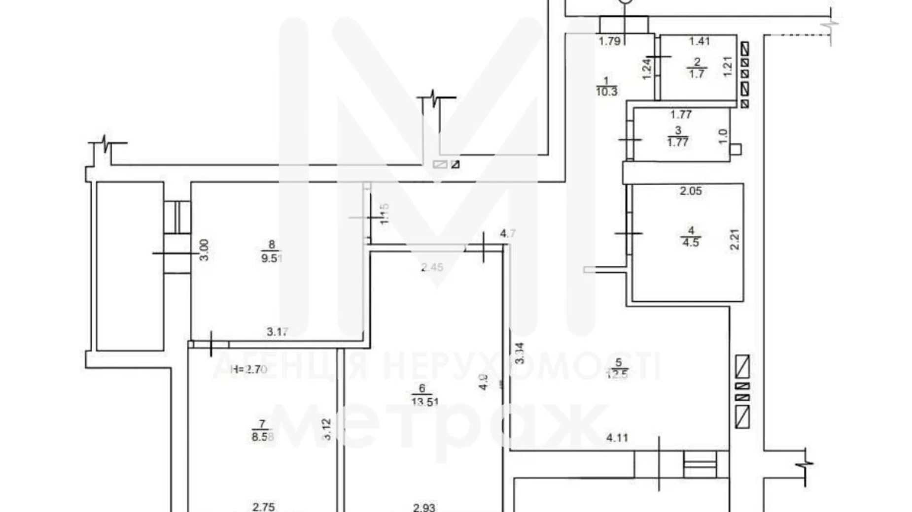 Продается 3-комнатная квартира 70 кв. м в Харькове, просп. Героев Харькова(Московский) - фото 4