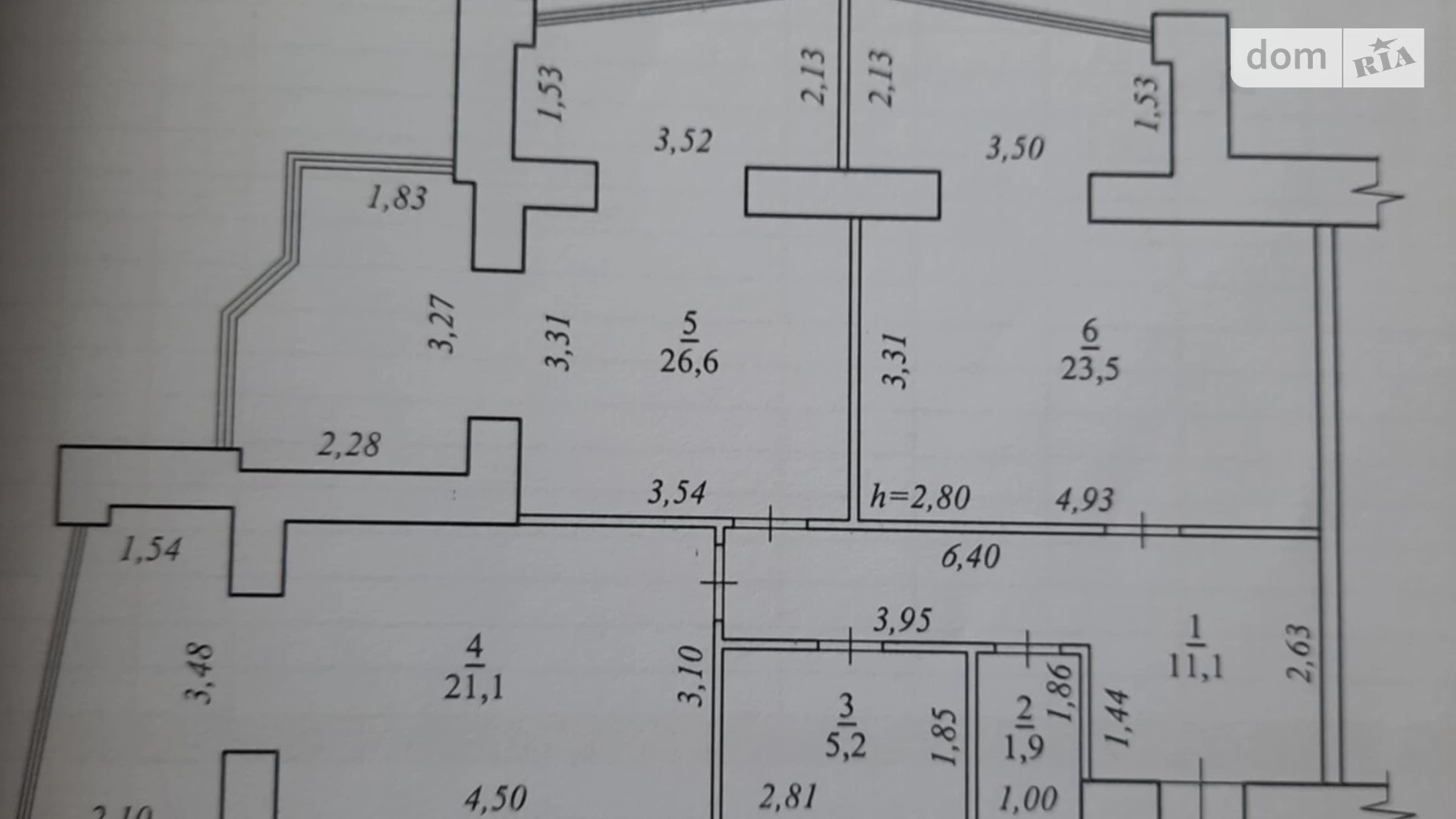 2-комнатная квартира 89.4 кв. м в Запорожье, ул. Тбилисская, 9В