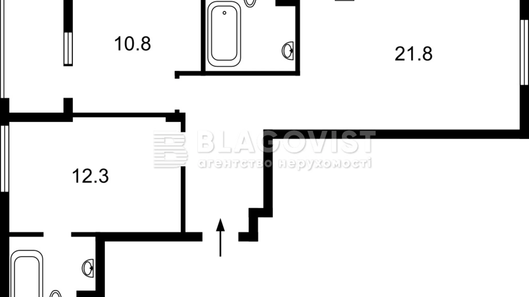 Продается 2-комнатная квартира 68.3 кв. м в Киеве, ул. Теремковская, 4А - фото 2