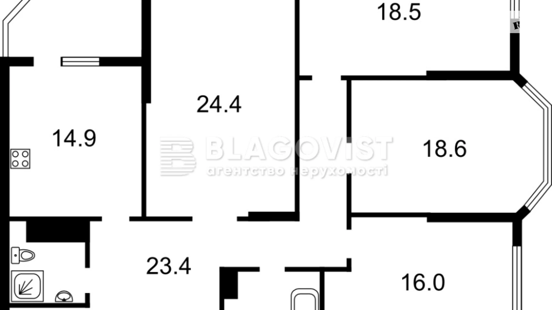 Продается 4-комнатная квартира 125 кв. м в Киеве, ул. Героев полка АЗОВ(Маршала Малиновского), 4В