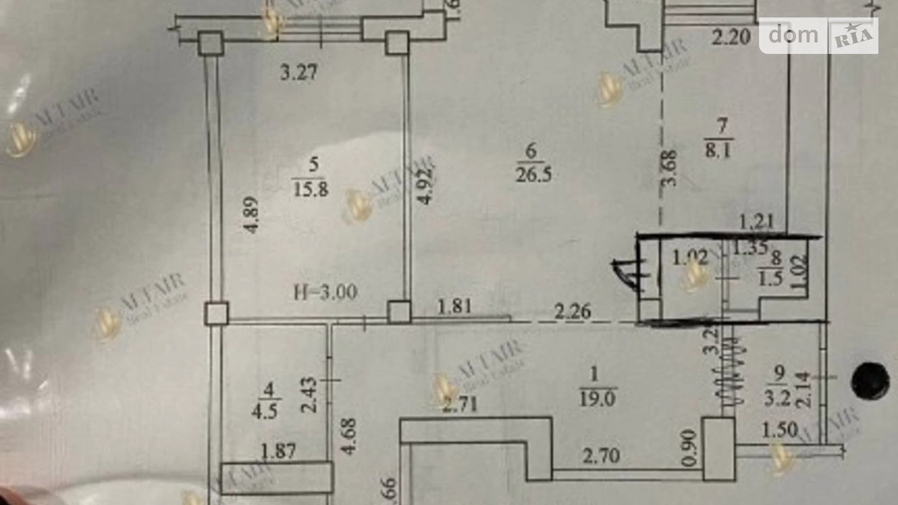 Продається 3-кімнатна квартира 101 кв. м у Харкові, вул. Авіаційна, 15 - фото 2