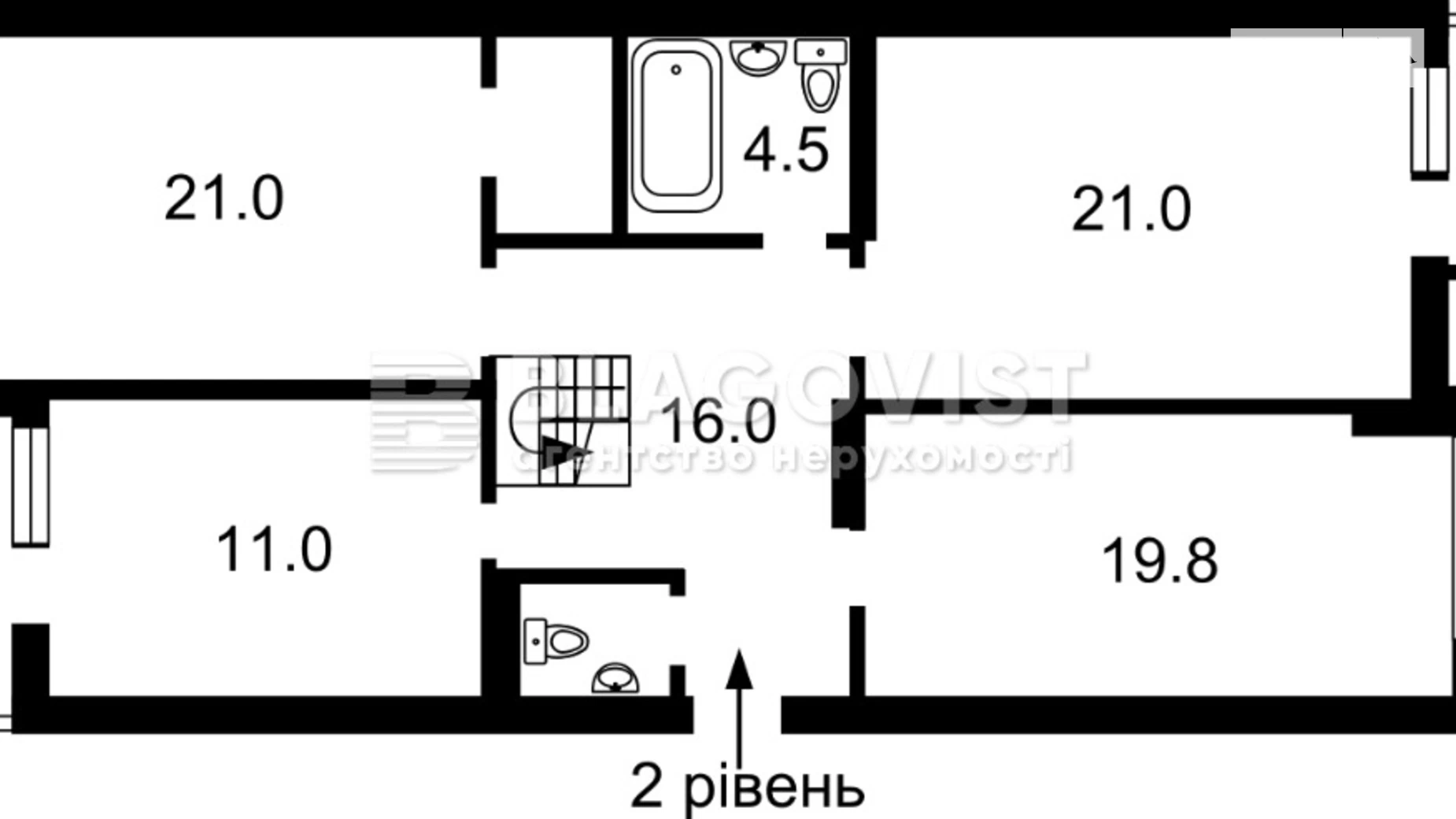 Продається 6-кімнатна квартира 215 кв. м у Києві, вул. Ахматової Анни, 30 - фото 3