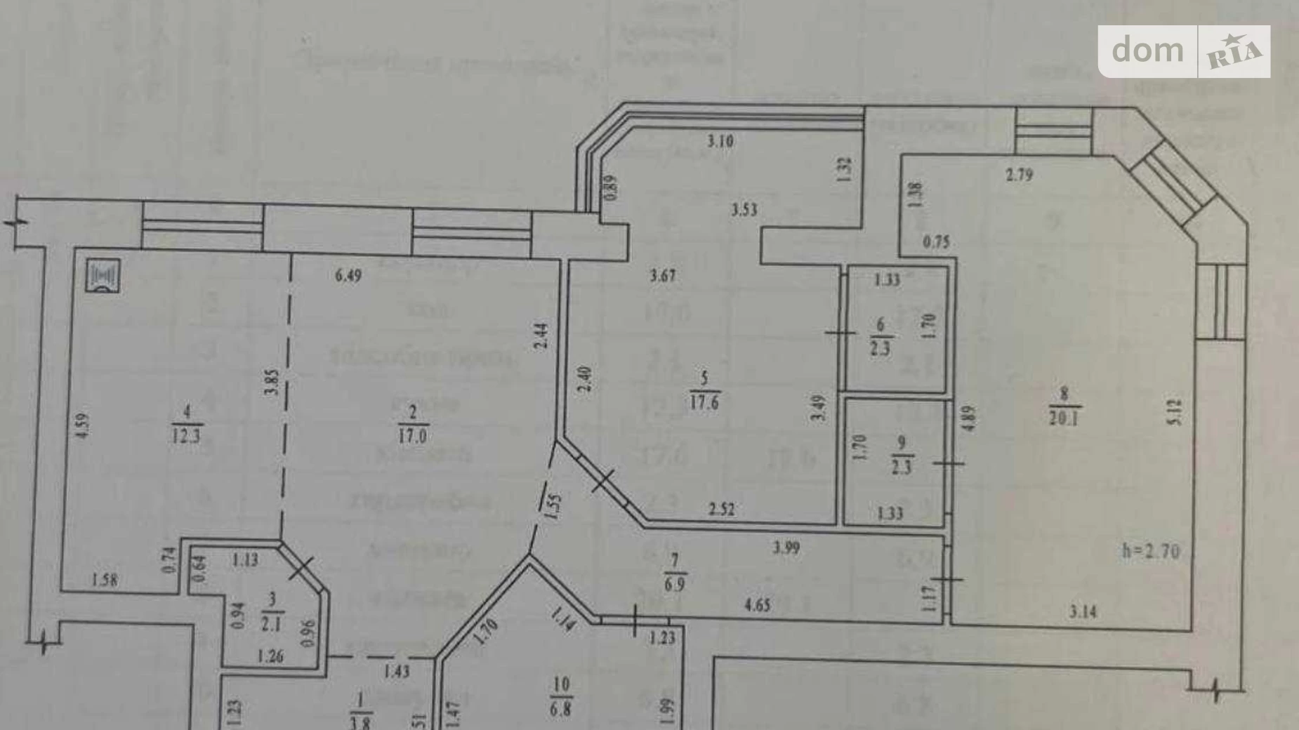 Продається 3-кімнатна квартира 95 кв. м у Полтаві, вул. Григорія Левченка(Сапіго), 2 - фото 2