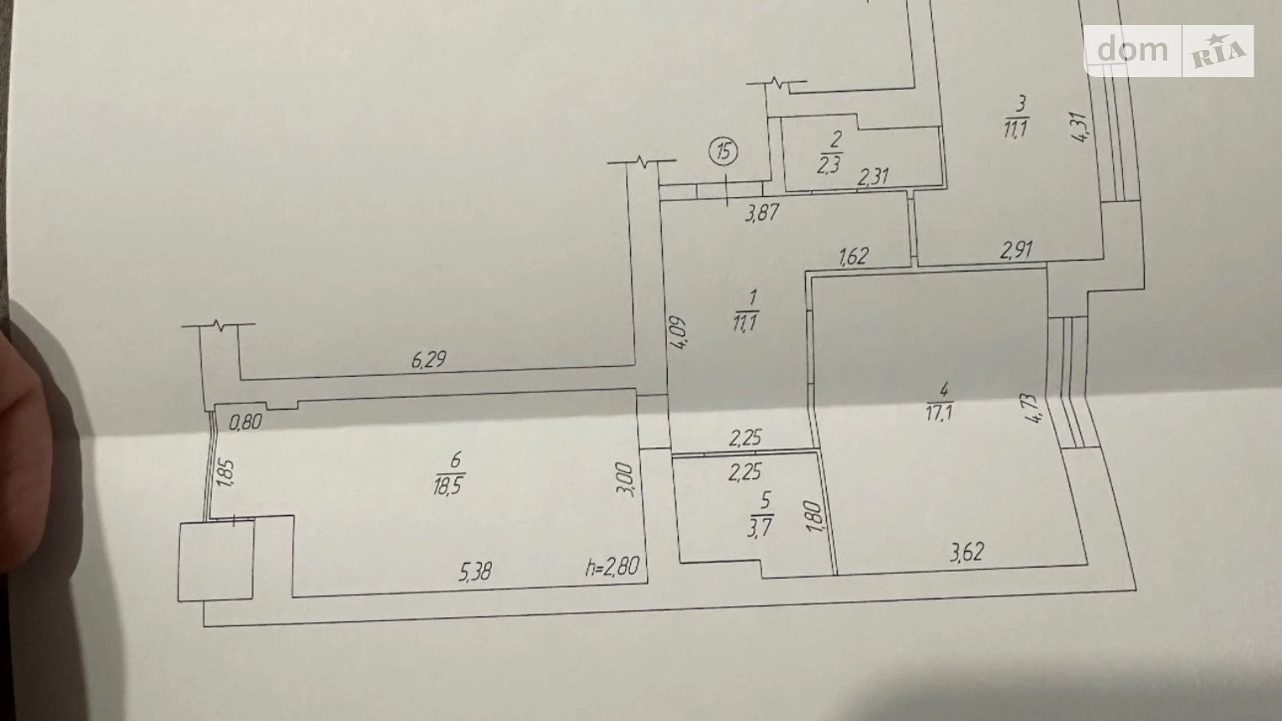 Продається 2-кімнатна квартира 65 кв. м у Вінниці, вул. Райдужна, 100