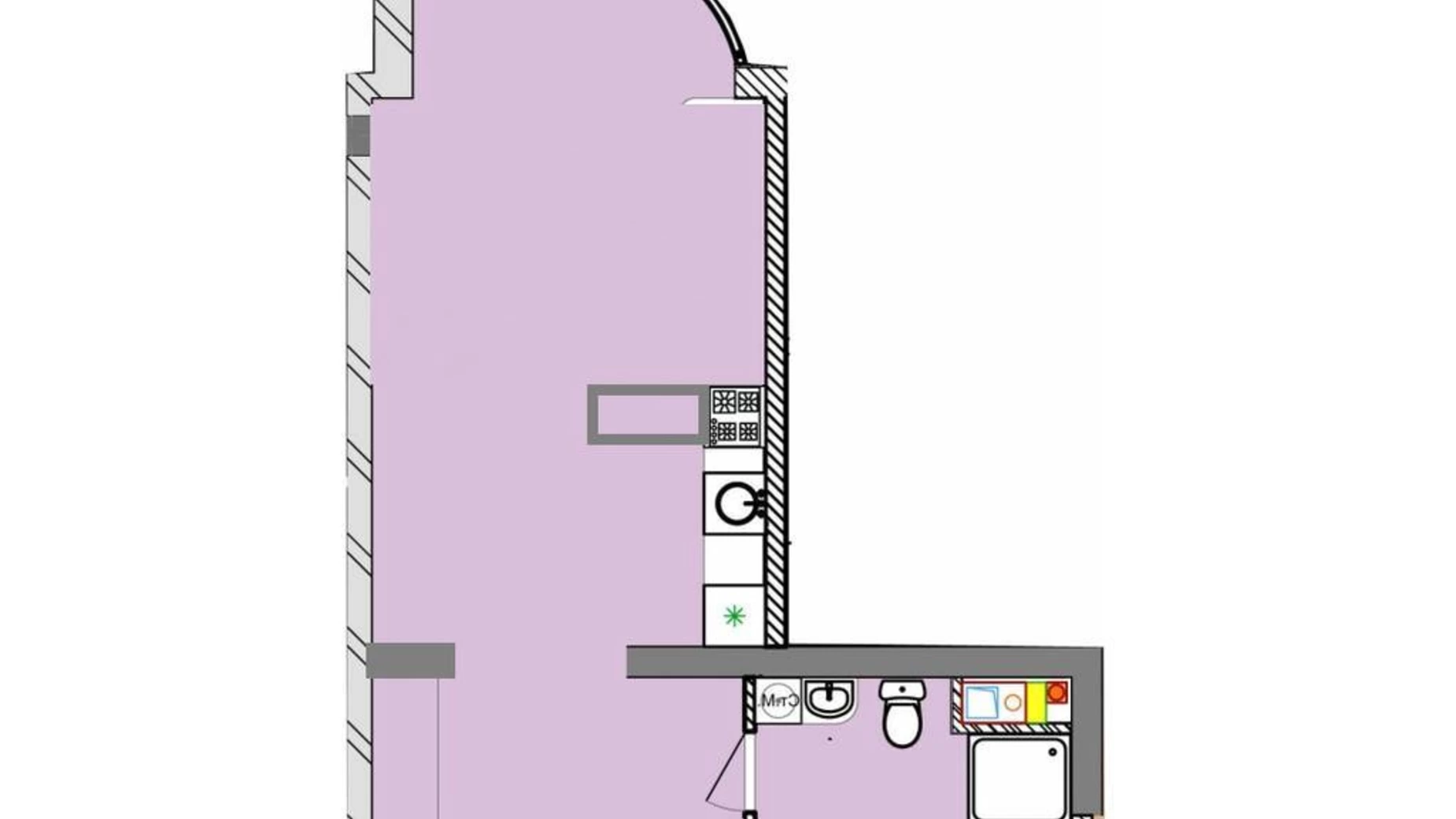 Продается 1-комнатная квартира 38 кв. м в Одессе, Фонтанская дор., 118А/1 - фото 4