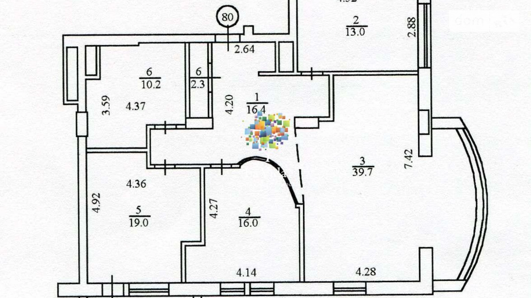 Продається 3-кімнатна квартира 121 кв. м у Києві, вул. Провіантська(Галі Тимофєєвої), 3