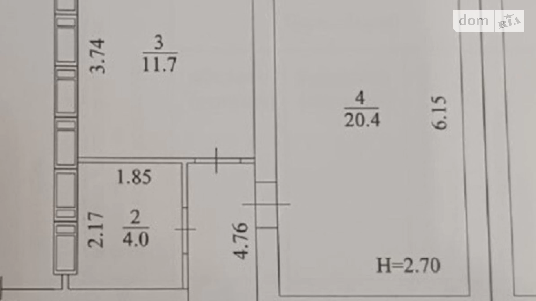 Продается 1-комнатная квартира 46 кв. м в Харькове, ул. Заливная, 10