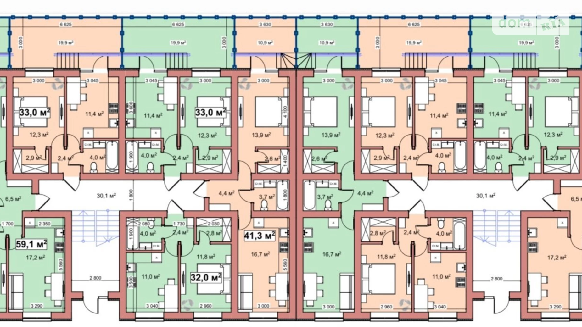 Продается 1-комнатная квартира 32 кв. м в Ровно