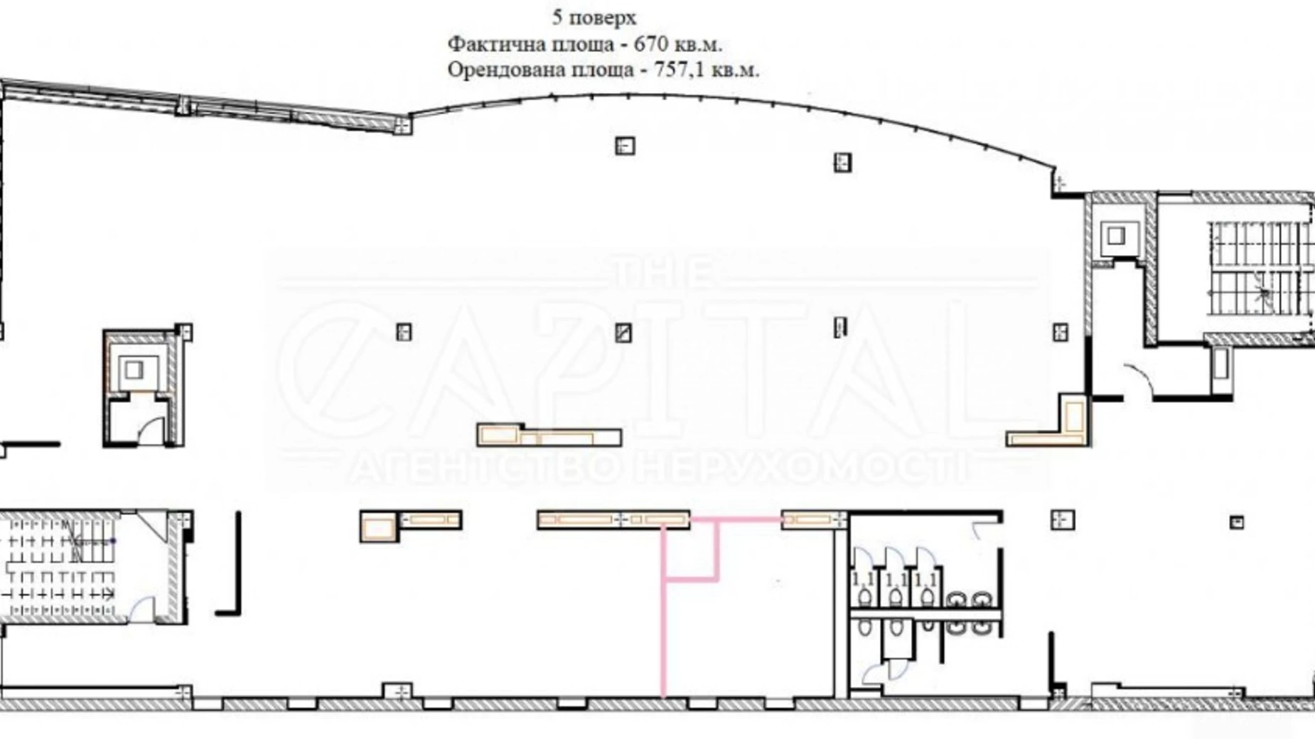 Здається в оренду офіс 757 кв. м в бізнес-центрі, цена: 10900 $ - фото 3